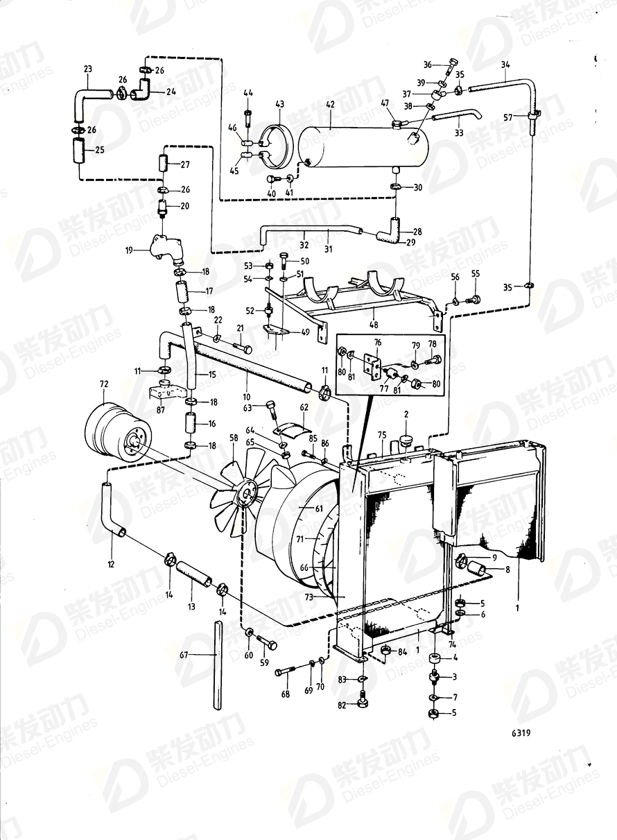 volvo penta Plug 836268 Drawing volvo penta Plug 836268 Drawing